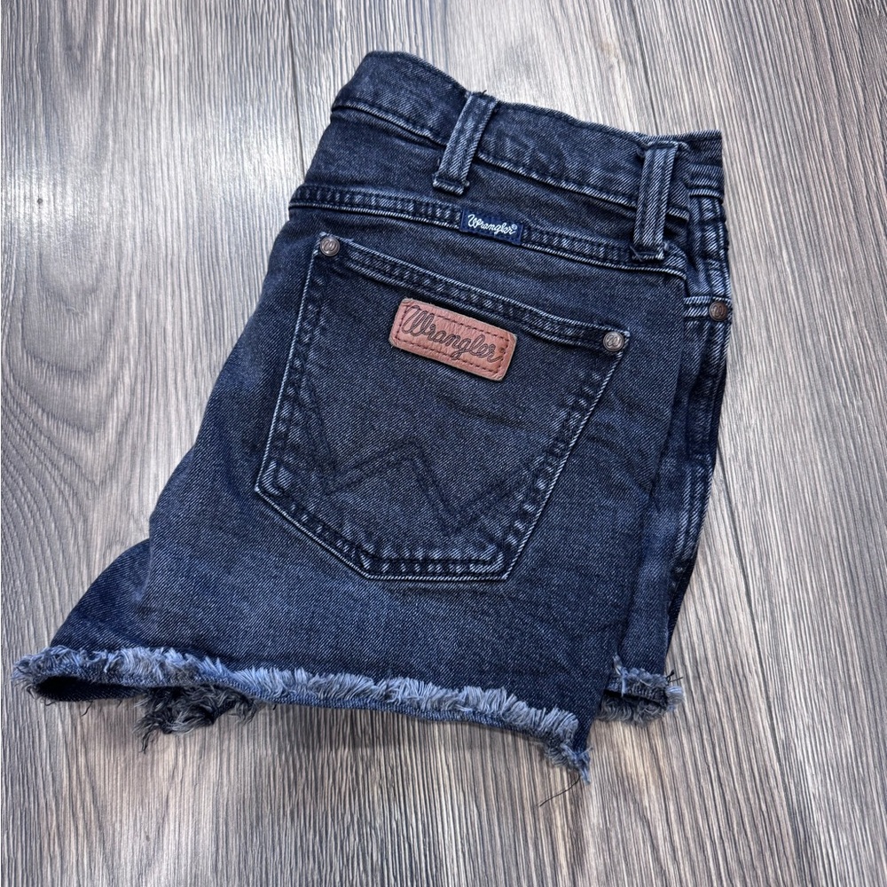 Wrangler Denim Frayed Shorts